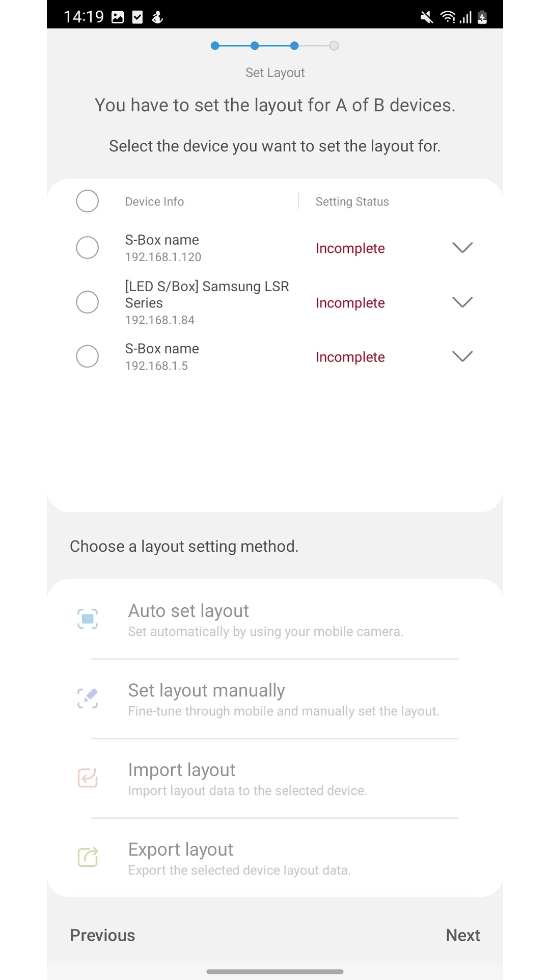 Signage Setup Assistant screenshot