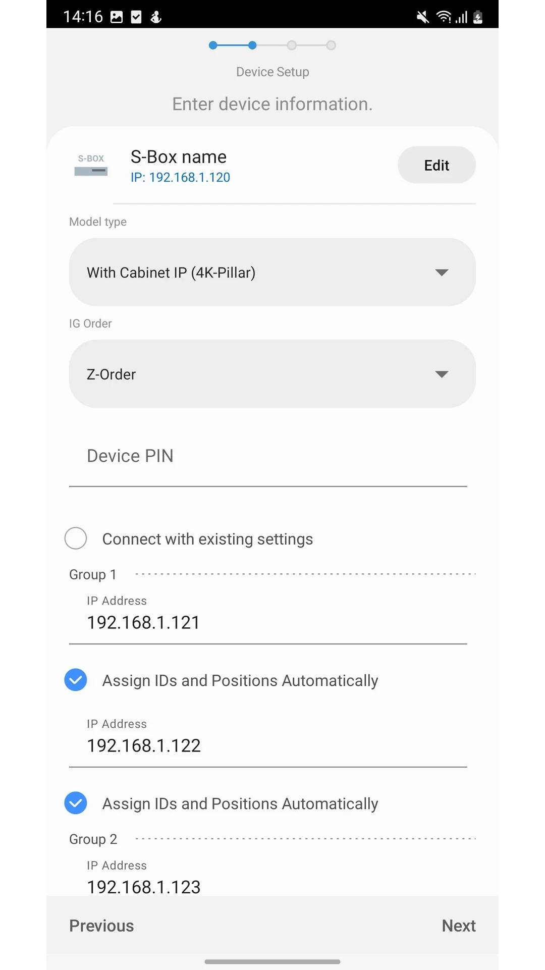 Signage Setup Assistant screenshot